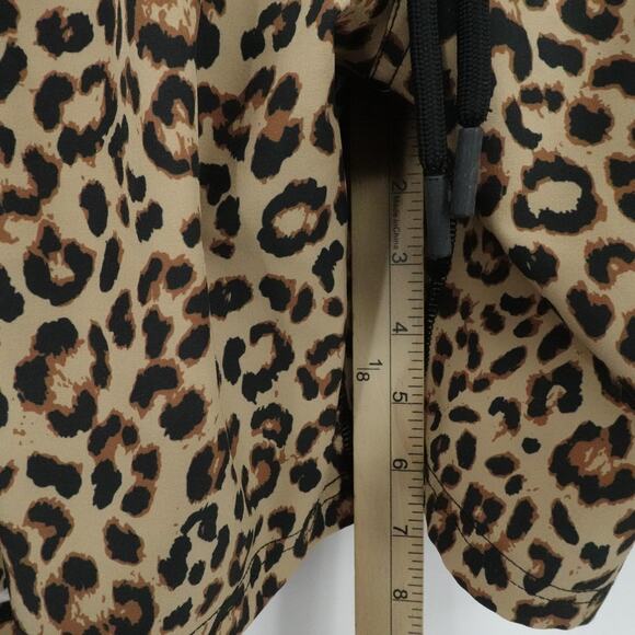 BN3TH Shorts Mens Medium Leopard Print Drawstring Lined Pockets Athletic Casual - Picture 10 of 14